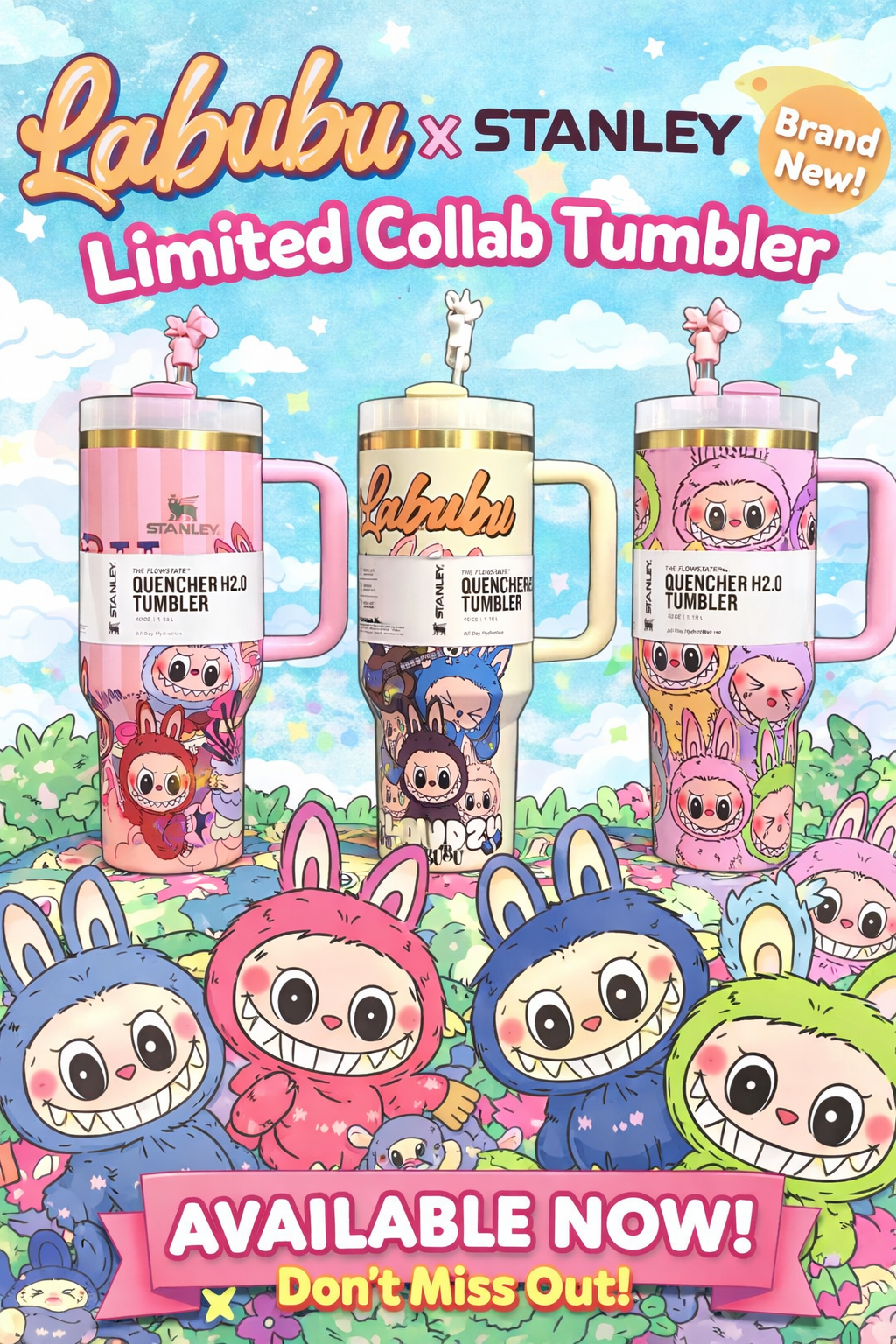 Stanley X Labubu Pink – Official Limited Edition