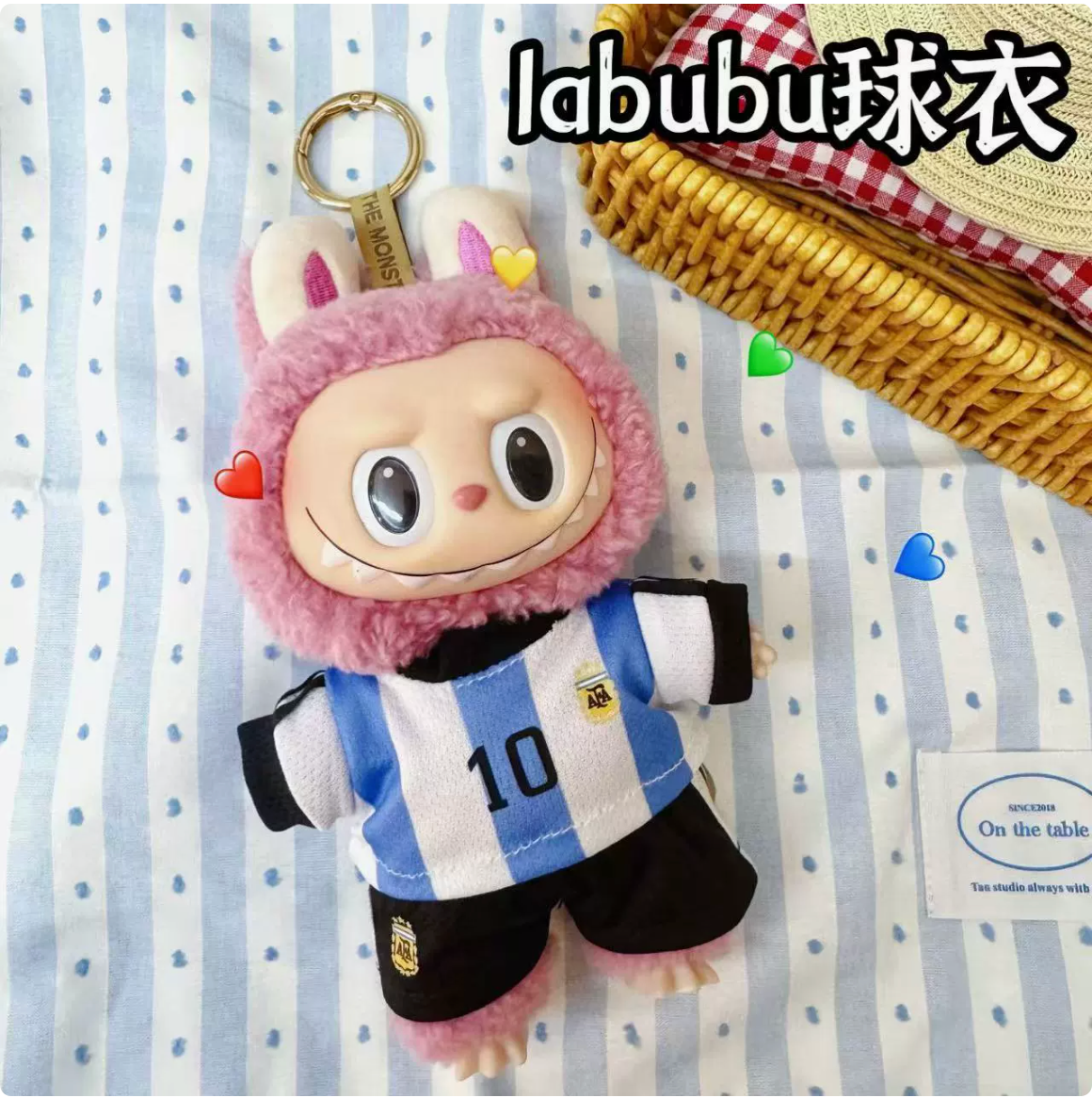 Labubu Mini Sports Jersey Outfit | Cute Doll Clothes Set (Basketball / Soccer Styles)